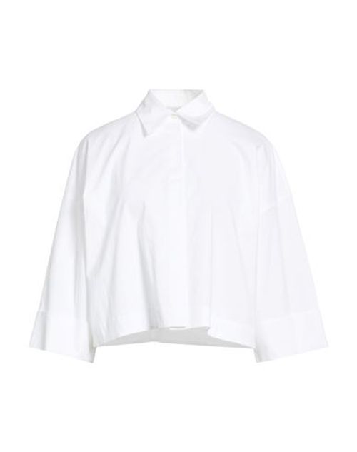 Woman Shirt White Size 0 Cotton, Elastane