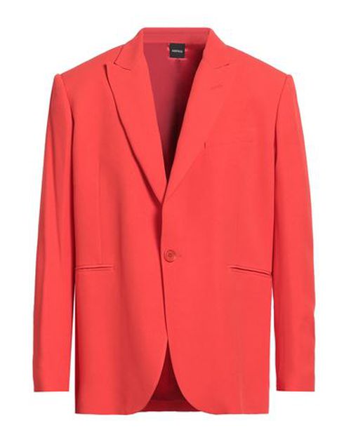 Man Blazer Red Size S Acetate, Viscose