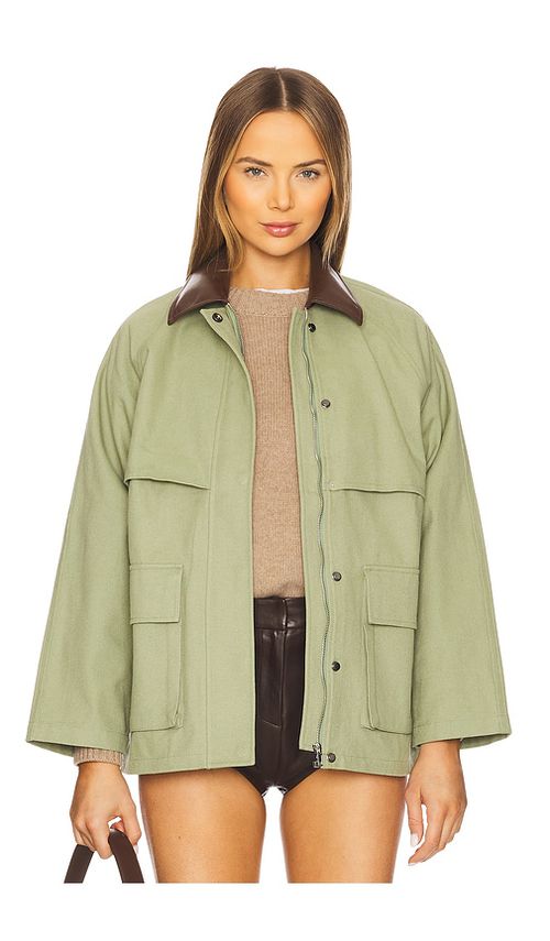 Lovers and Friends Peyton Jacket in Green.  XXS. Also in L, M
