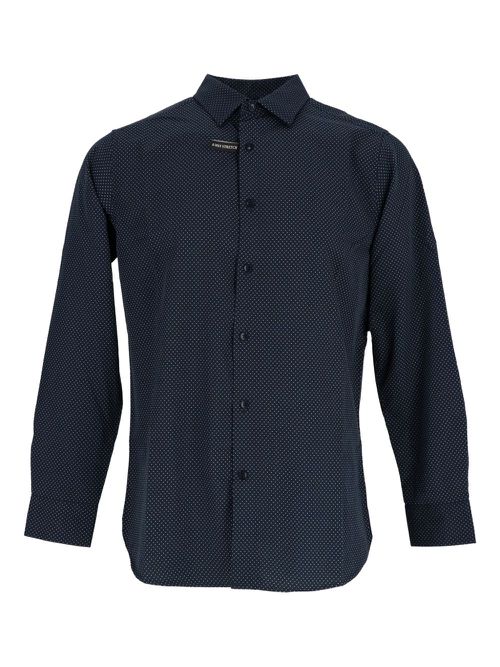 Polka-dot shirt - Blue