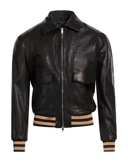 Man Jacket Black Size L Leather