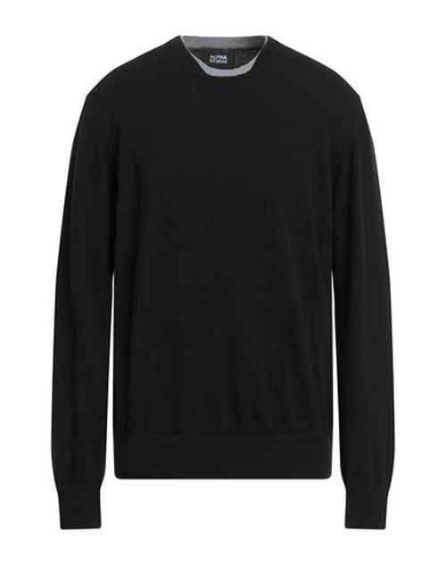 Man Sweater Black Size 42 Wool