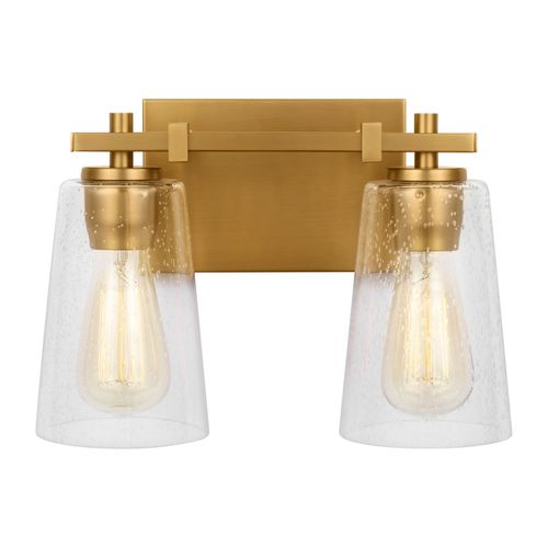 Burnished Brass Bathroom Vanity Light from the Mercer Collection