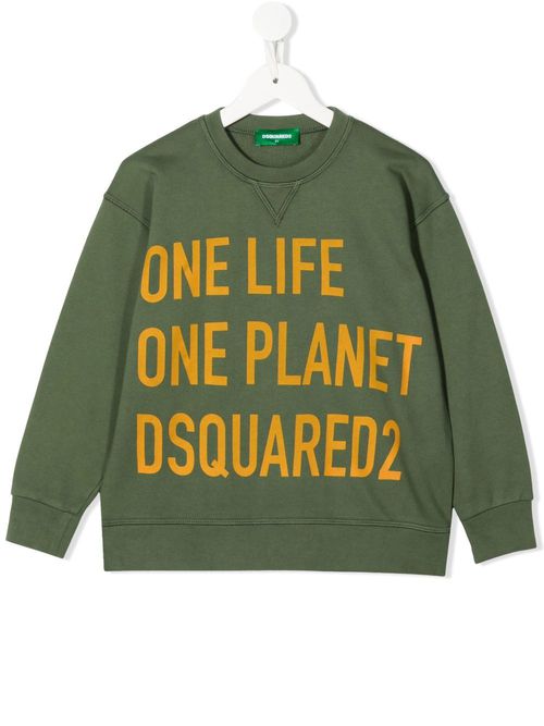 One Life One Planet sweatshirt - Green
