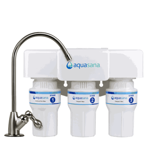 3-Stage Under Sink Water Filter 15X Stronger Filtration Reduces 78 Contaminants Certified to NSF/ANSI 42, 53 & 401  Wqa Certified 