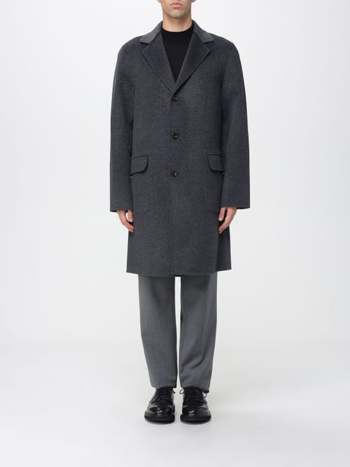 Coat Men color Black