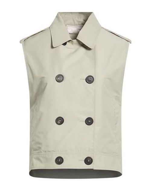Woman Vest Sage green Size 6 Cotton, Polyamide