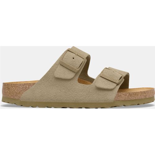 Birkenstock Womens Arizona Sandals in Sage Green Leather