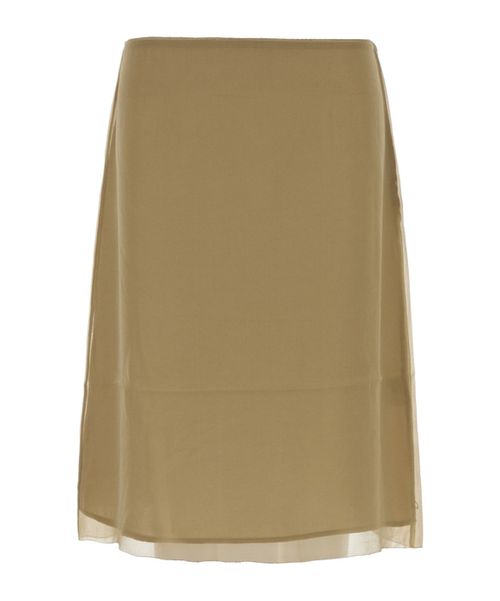 Totême Semi-Sheer Mem Skirt
