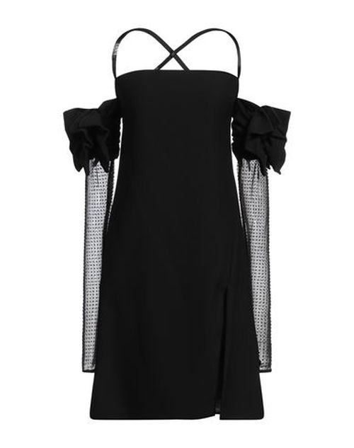 Versace Jeans Couture Woman Mini dress Black Size 4 Polyester, Elastane, Polyamide