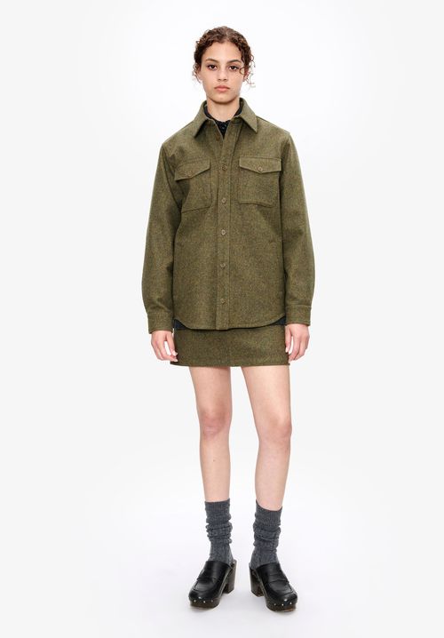 A. P.C. Women's Overshirt-jacket Size: 34 in Green