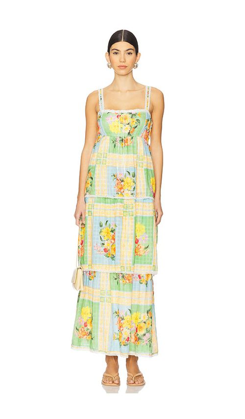 Show Me Your Mumu MIDI-KLEID PEYTON in Green. Größe XS. Also in L, M