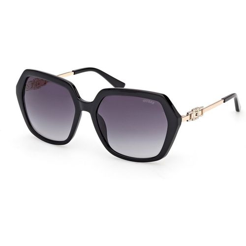 Guess Mujer Guess GU00267 01B Gafas de sol Inyectado Negro Fumar Geométrico Norma