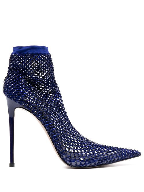 Gilda 115mm crystal-embellished pumps