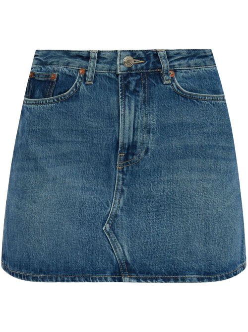 Organic cotton denim skirt - Blue