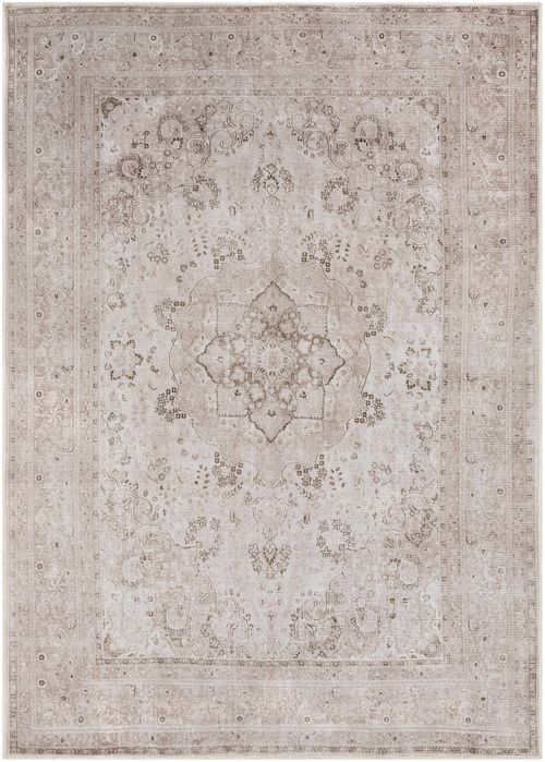 "Bethany Vintage Flat Pile Washable Rug