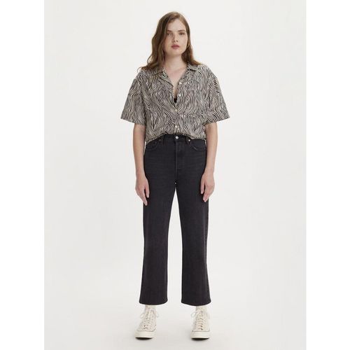 Levi's Womens Ribcage Straight Ankle Feelin' Cagey Jean - Black - 23 Short