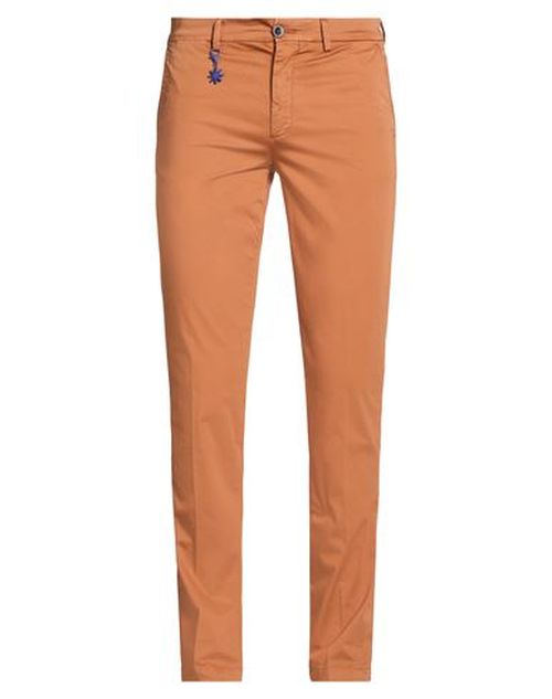 Man Pants Tan Size 32 Cotton, Elastane