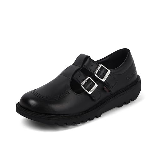 Kickers Women's Kick T Bar Double Leather Shoes