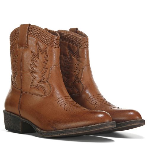 Women's Pistol Cowboy Boots (Cognac)