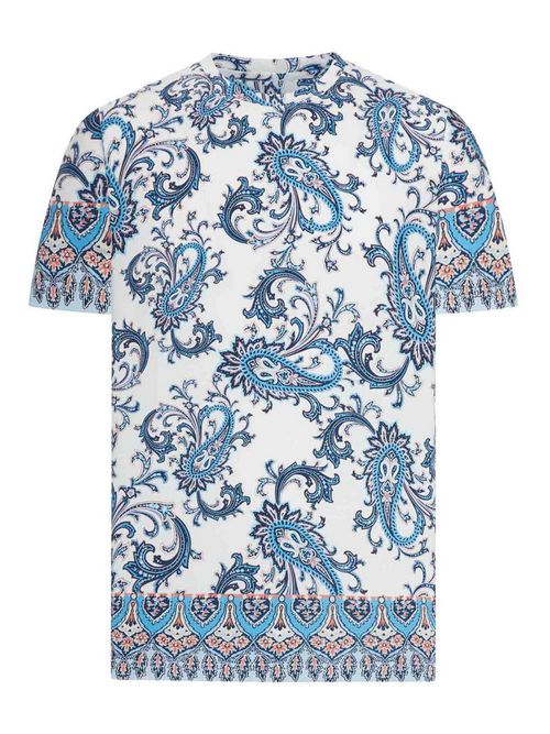 Rome Cotton T-Shirt With Placed Print