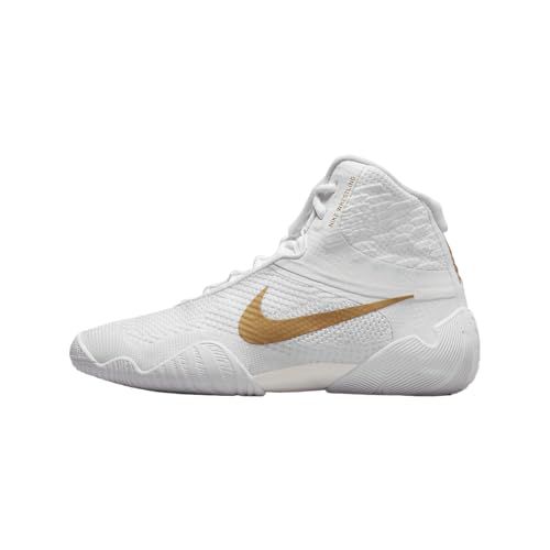 Nike Tawa Men's Wrestling Shoes (CI2952-171, White/White/White/Metallic Gold)
