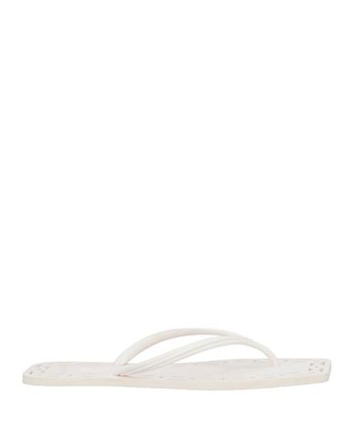 Woman Thong sandal White Size 5