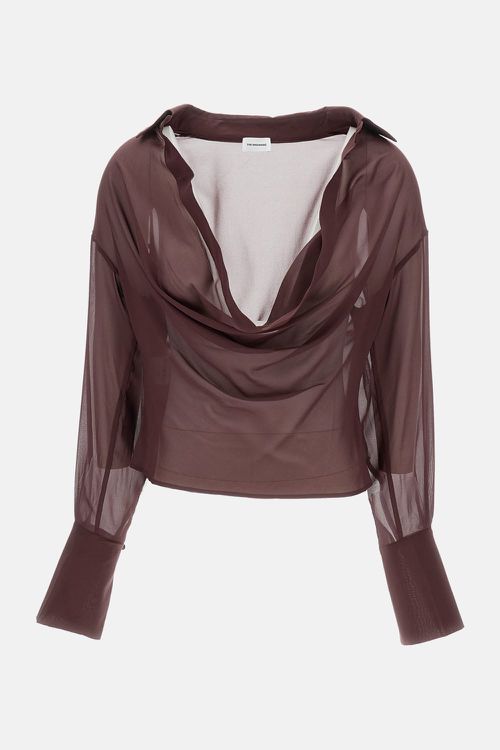 Lilia - Deep V Collar Blouse