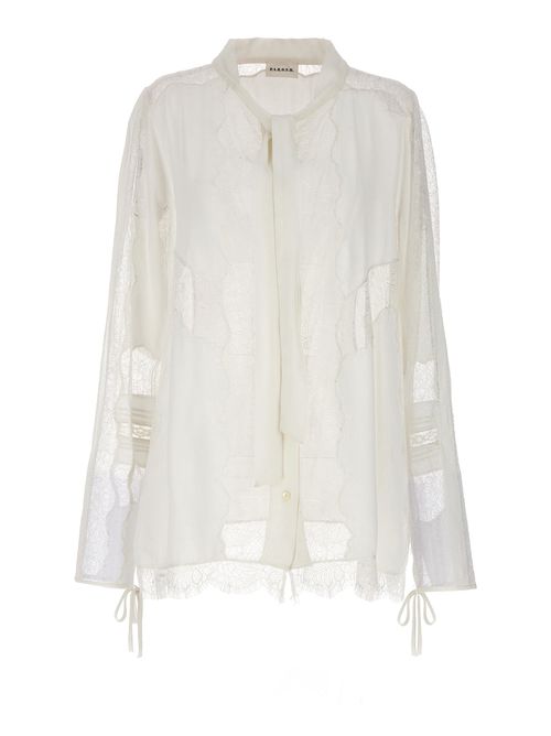 P. A.R. O.S. H.-Lace Shirt Camicie Bianco-Donna