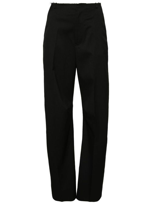 Single-stitch trousers - Black