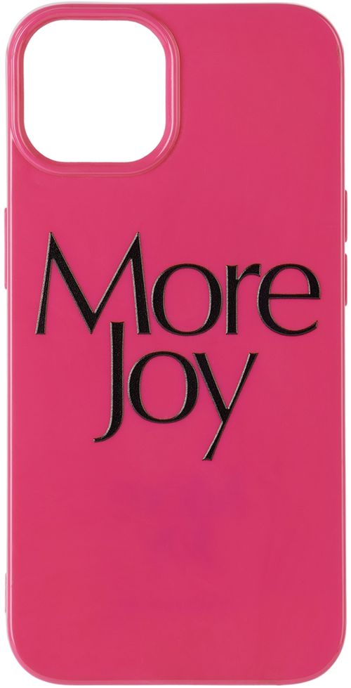 Pink More Joy iPhone 13 case