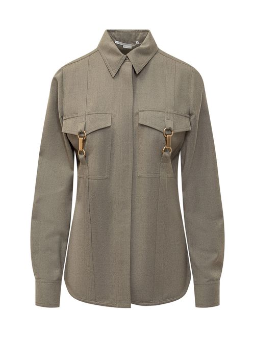 Shirt With Buckles