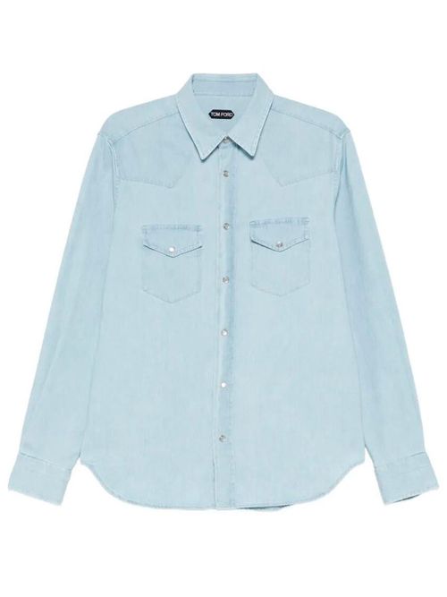 Denim Chambray Western Shirt
