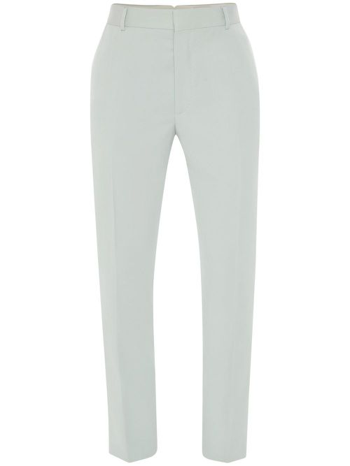 Wool tapered-trousers - Neutrals