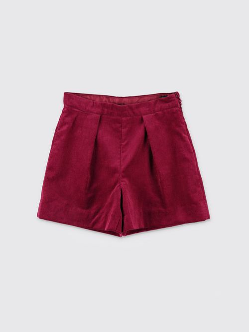 Shorts Kids color Burgundy