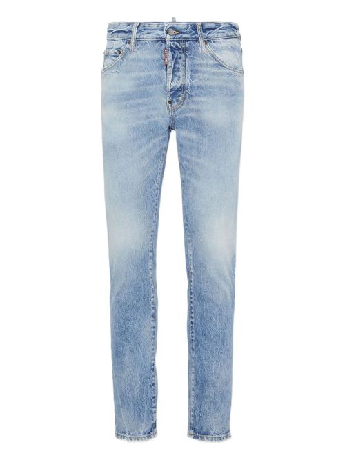Logo-patch jeans - Blue