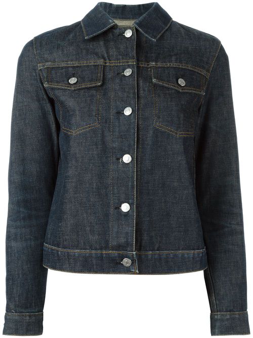 1999 raw denim jacket - Blue