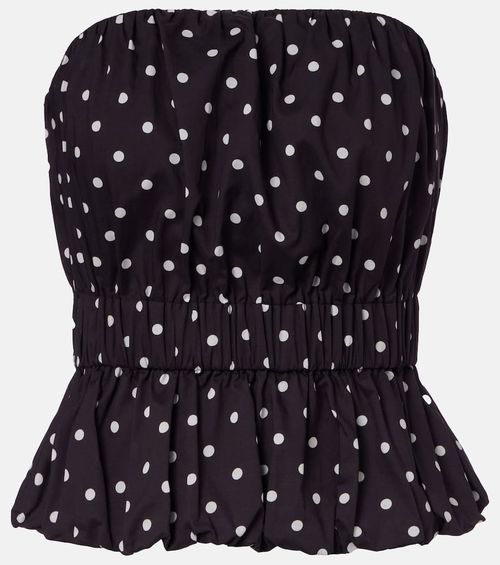 Aurelia polka-dot top