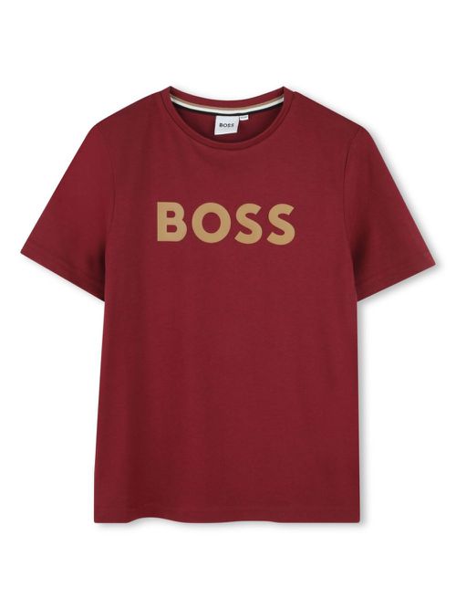 Logo-print T-shirt - Red