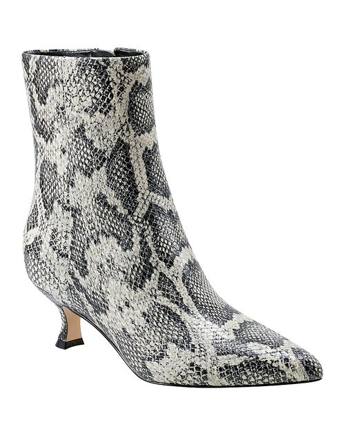 Women's Iggy 2 Pointed Toe Embossed Kitten Heel Booties