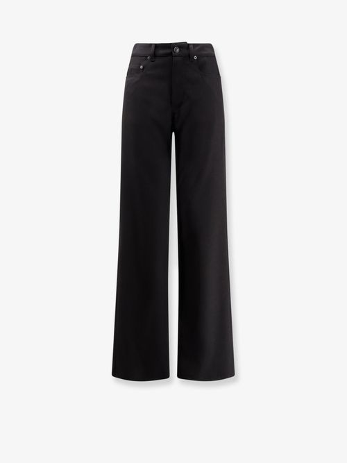 Stretch Wool Trousers — Black
