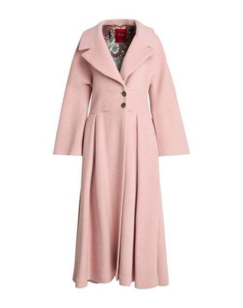 Co. go Woman Coat Pink Size 6 Wool, Polyamide, Silk