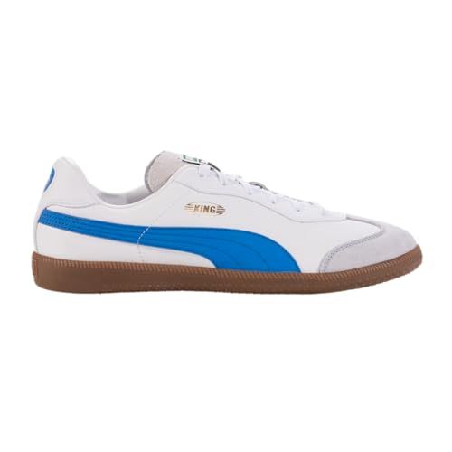 PUMA King 21 Indoor Trainer Soccer Shoes Puma White/Puma Black/Gum