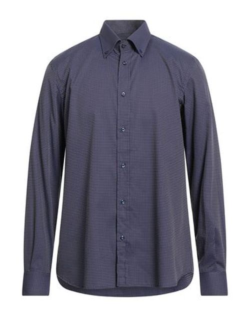 Man Shirt Navy Size 15 ½ Cotton