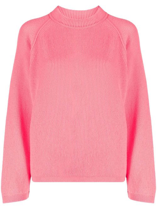 Ribbed knit jumper - Pink