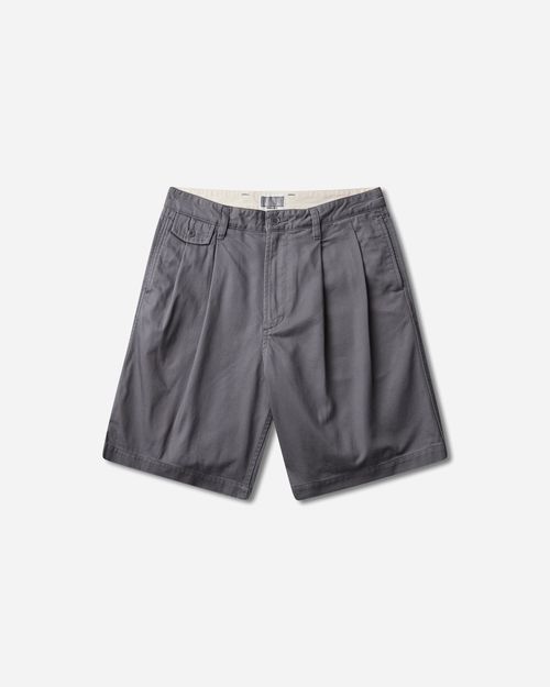Men s Two Tuck Shorts Grey