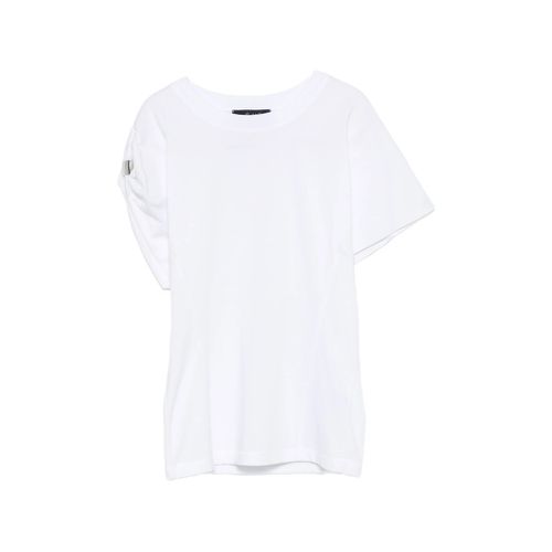 Estephani Ruched Sleeve T-shirt
