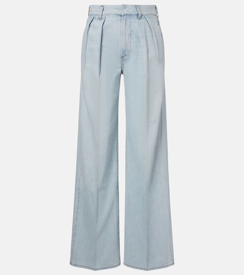 Petra high-rise wide-leg jeans