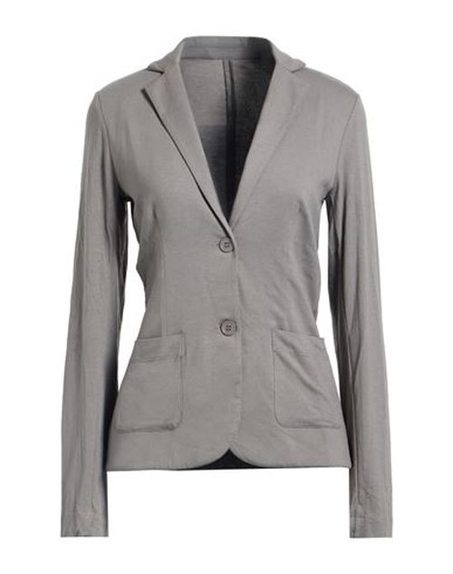 Woman Blazer Charcoal Size 1 Viscose, Elastane