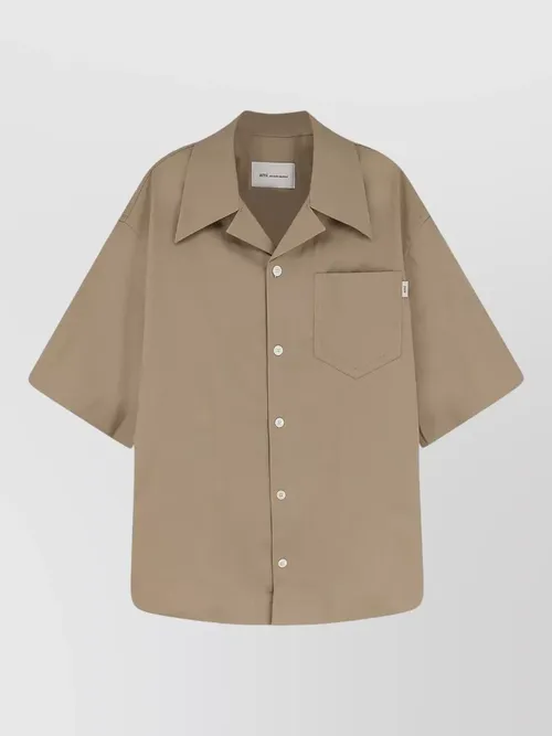 Ami Paris - casual shirt short sleeves chest pocket